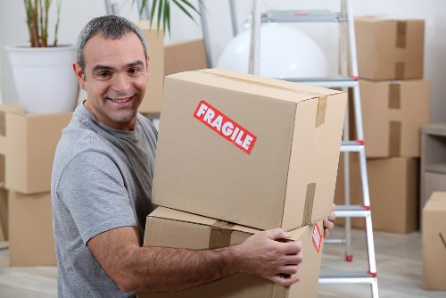 Man and van vehicle ready for a Wembley home move