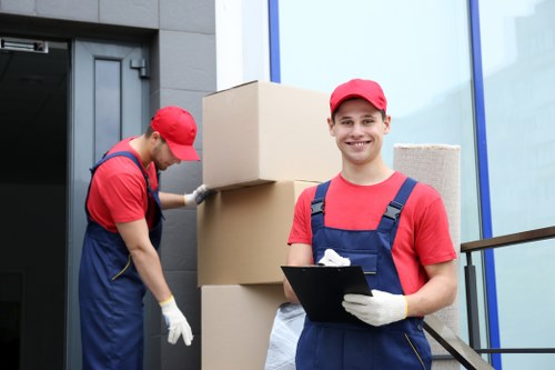 Man with van helping with a local Wembley home move