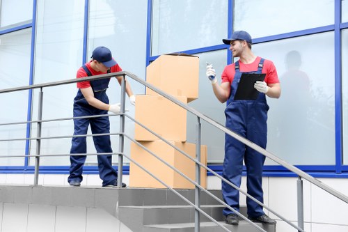 Movers planning a residential relocation in Wembley