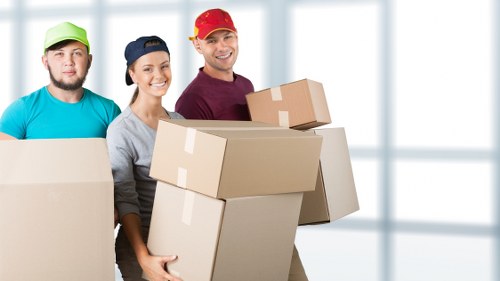 Loading furniture for removals in Wembley