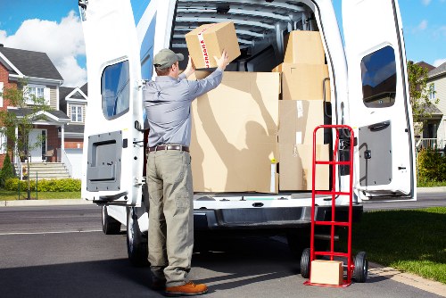 Commercial relocation support with a removal van in Wembley
