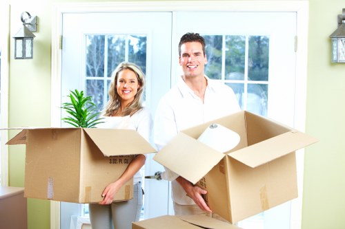 Residential moving support near Wembley apartment blocks